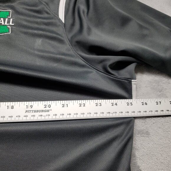 Nike Dri-Fit Performance Polo Marshall Softball Logo Gray Shirt Men Sz XL - Picture 10 of 12